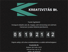 Tablet Screenshot of kreativitas.hu